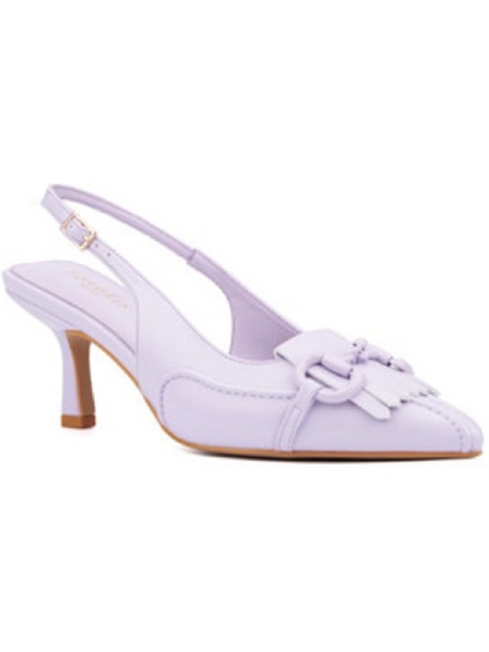 Torgeis NY Lilac Kitten Heel Slingback Pumps Size 7